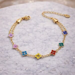 GOLD EVIL EYE BRACELET